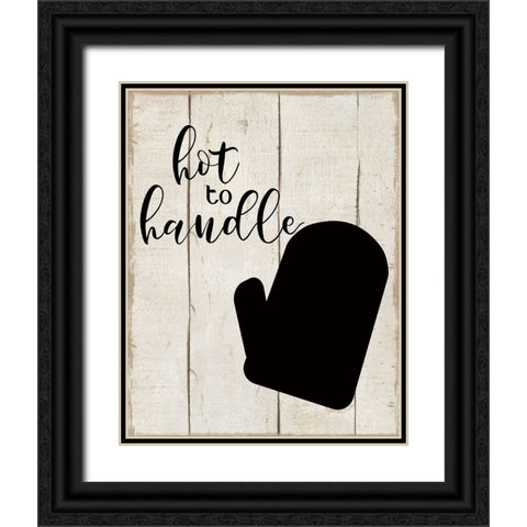 Hot To Handle Black Ornate Wood Framed Art Print with Double Matting by CAD Designs