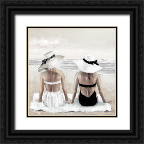 Soaking Up Sun Black Ornate Wood Framed Art Print with Double Matting by Orme, E. Anthony