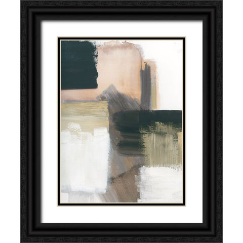 Marble Block Symmetry III Black Ornate Wood Framed Art Print with Double Matting by Chang, Stella