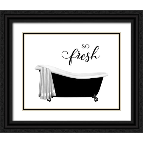 So Fresh Black Ornate Wood Framed Art Print with Double Matting by Knutsen, Conrad