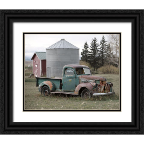 Well Deserved Rest Black Ornate Wood Framed Art Print with Double Matting by Robinson, Carol