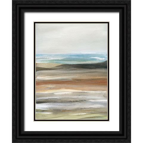 Natures Many Layers II Black Ornate Wood Framed Art Print with Double Matting by Robinson, Carol