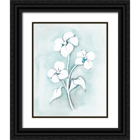Bohemian Blue I Black Ornate Wood Framed Art Print with Double Matting by Chang, Stella