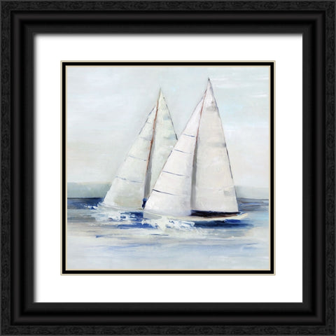 Close Sail II Black Ornate Wood Framed Art Print with Double Matting by Swatland, Sally
