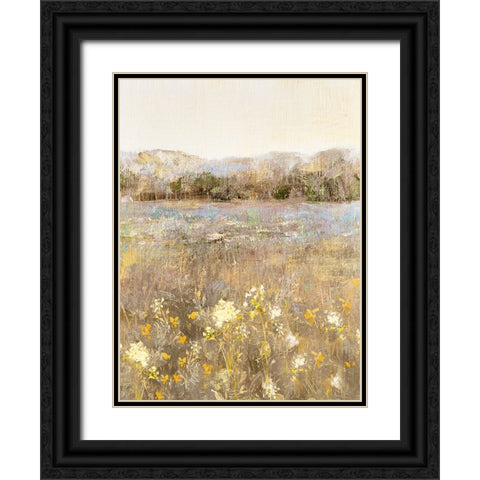Honey Meadow Black Ornate Wood Framed Art Print with Double Matting by Swatland, Katie