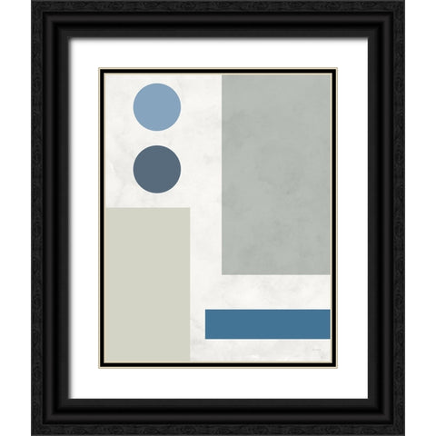 Stars Align I Black Ornate Wood Framed Art Print with Double Matting by Santiago, Daniela