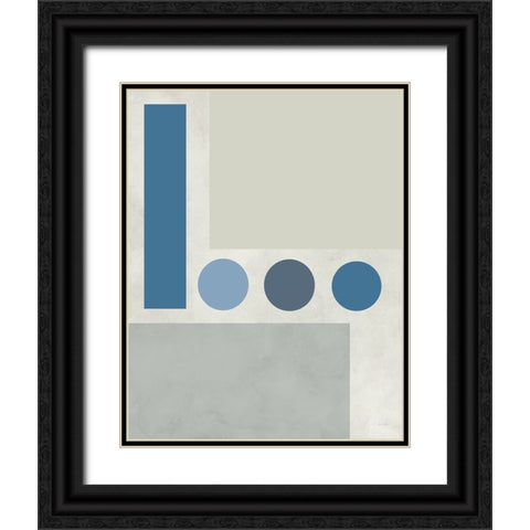 Stars Align II Black Ornate Wood Framed Art Print with Double Matting by Santiago, Daniela