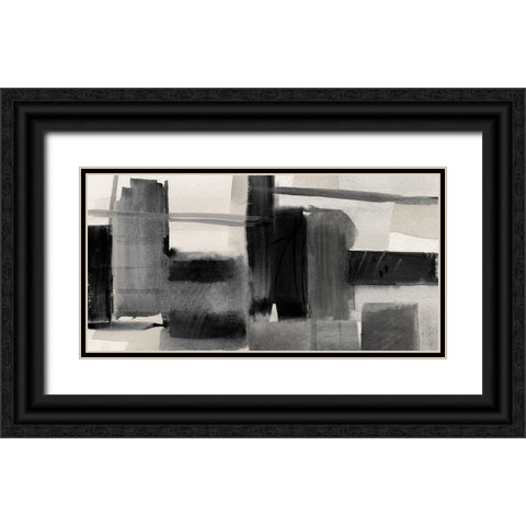 Shadows in the Evening Black Ornate Wood Framed Art Print with Double Matting by Jill, Susan