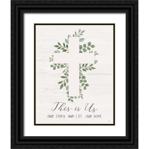 This is Us Black Ornate Wood Framed Art Print with Double Matting by Carpentieri, Natalie