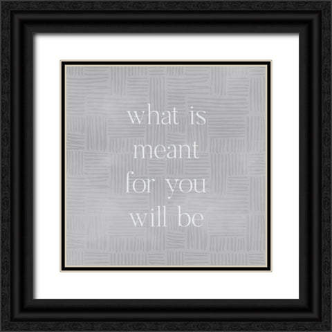 Will Be Black Ornate Wood Framed Art Print with Double Matting by Designs, CAD