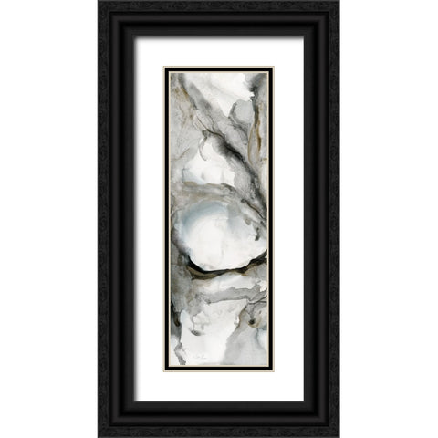 Marble Motion I Black Ornate Wood Framed Art Print with Double Matting by Chang, Stella