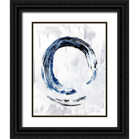 Moonglade II Black Ornate Wood Framed Art Print with Double Matting by Chang, Stella