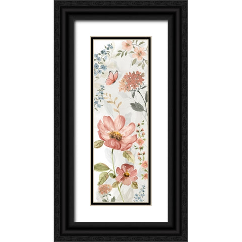 Summertime I Black Ornate Wood Framed Art Print with Double Matting by Nan