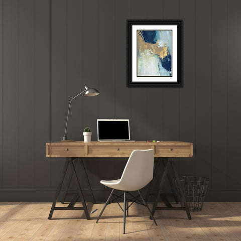 Golden Edge of Summer Black Ornate Wood Framed Art Print with Double Matting by Jill, Susan