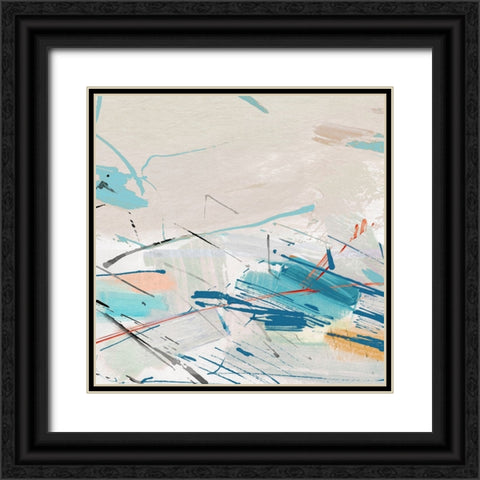 Stops Along the Way II Black Ornate Wood Framed Art Print with Double Matting by Jill, Susan