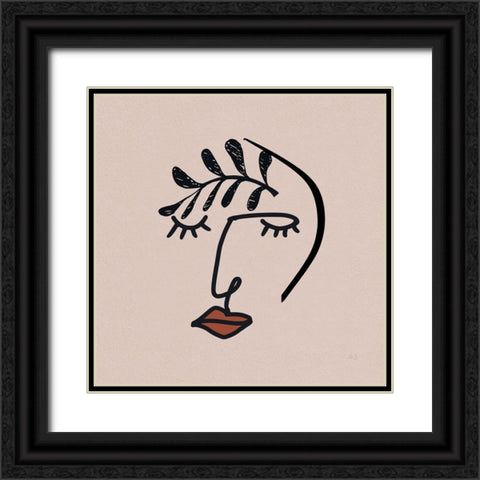 A Sigh Black Ornate Wood Framed Art Print with Double Matting by Jill, Susan
