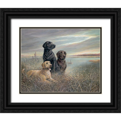 All Grown Up Black Ornate Wood Framed Art Print with Double Matting by Manning, Ruane