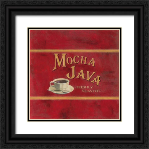 Mocha Java Black Ornate Wood Framed Art Print with Double Matting by Alderson, Lisa