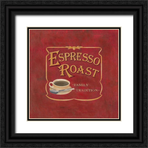 Espresso Roast Black Ornate Wood Framed Art Print with Double Matting by Alderson, Lisa