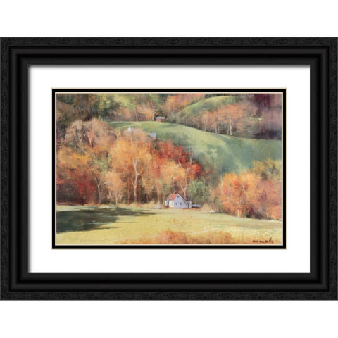 Dancin Shoes Black Ornate Wood Framed Art Print with Double Matting by Pope, Kate and Elizabeth