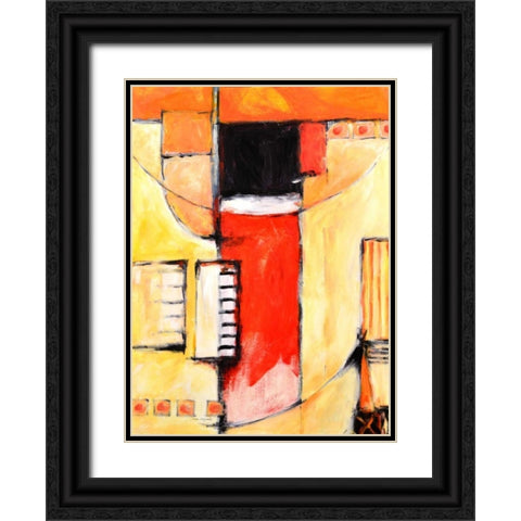 Let It Go II Black Ornate Wood Framed Art Print with Double Matting by Segrest, Jane