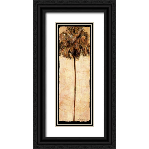 South Beach Black Ornate Wood Framed Art Print with Double Matting by James, Mary Anne