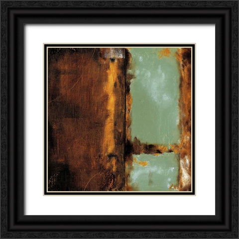 Copper Age II Black Ornate Wood Framed Art Print with Double Matting by Johnson, Marc