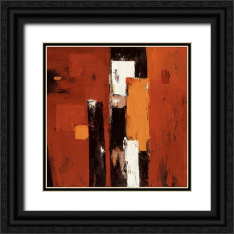 Rhyme Black Ornate Wood Framed Art Print with Double Matting by Yiu, Joyce