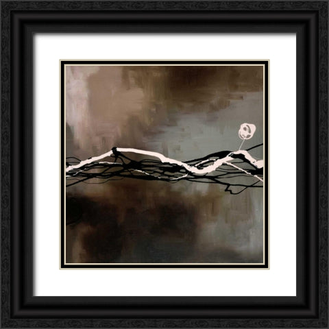 Syncopation I Black Ornate Wood Framed Art Print with Double Matting by Maitland, Laurie