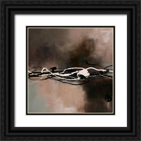 Syncopation II Black Ornate Wood Framed Art Print with Double Matting by Maitland, Laurie