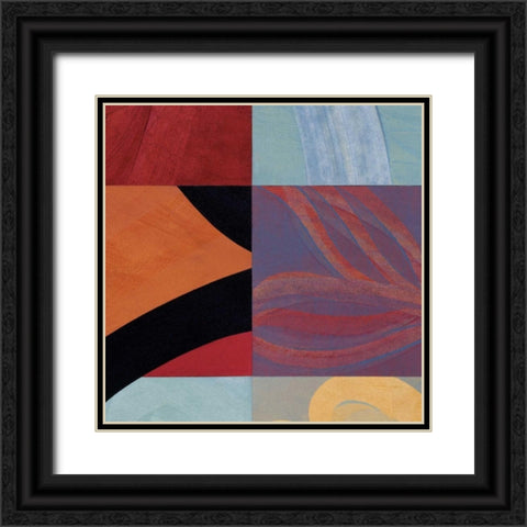 Synergistic Interchange II Black Ornate Wood Framed Art Print with Double Matting by Emery, Leslie