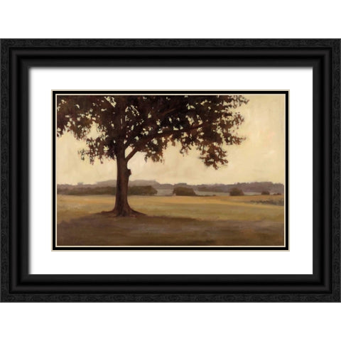 An Old Acquaintance Black Ornate Wood Framed Art Print with Double Matting by Lightell, Megan