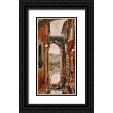 Rainy Days of Summer Black Ornate Wood Framed Art Print with Double Matting by Archambault, Gilles