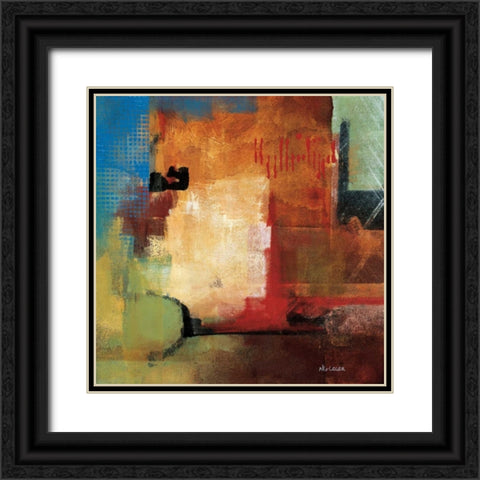 Discoveries Black Ornate Wood Framed Art Print with Double Matting by Li-Leger, Noah