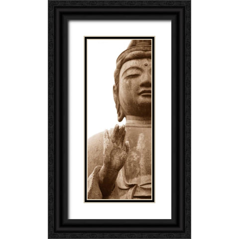 Buddha I Black Ornate Wood Framed Art Print with Double Matting by Maihara/Watt, Jeff/Boyce
