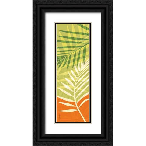 Tropic II Black Ornate Wood Framed Art Print with Double Matting by Ahava