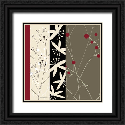 By Design II Black Ornate Wood Framed Art Print with Double Matting by Ahava