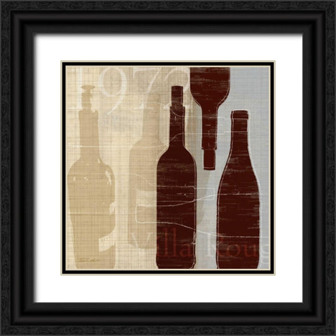 Bordeaux I Black Ornate Wood Framed Art Print with Double Matting by Venter, Tandi