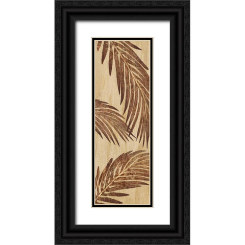 Tiki Grove II Black Ornate Wood Framed Art Print with Double Matting by Ahava