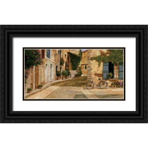 La Livraison Black Ornate Wood Framed Art Print with Double Matting by Archambault, Gilles
