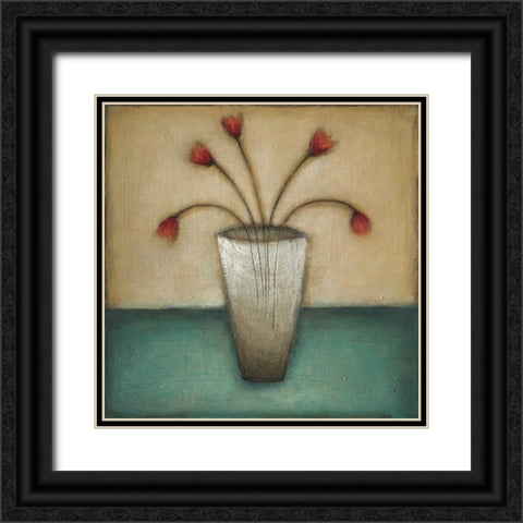 In Bloom I Black Ornate Wood Framed Art Print with Double Matting by Eve