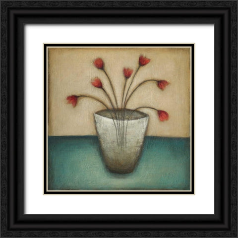 In Bloom II Black Ornate Wood Framed Art Print with Double Matting by Eve