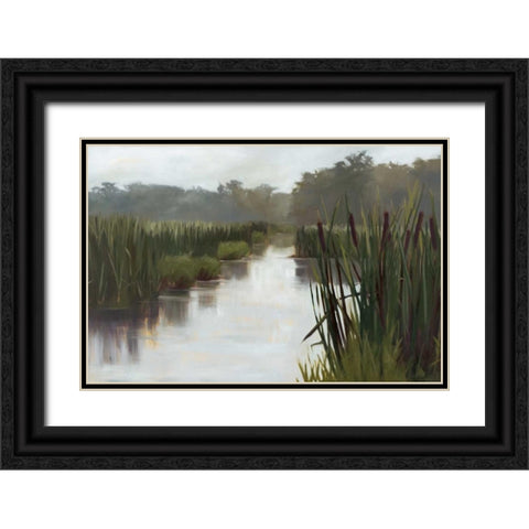 Passage Black Ornate Wood Framed Art Print with Double Matting by Lightell, Megan