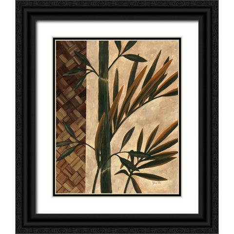 Palm Breeze Black Ornate Wood Framed Art Print with Double Matting by St. Amant, Yvette