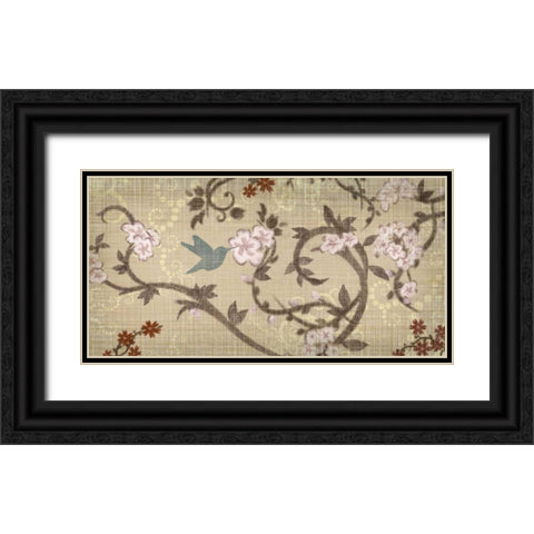 Songbird II Black Ornate Wood Framed Art Print with Double Matting by Venter, Tandi