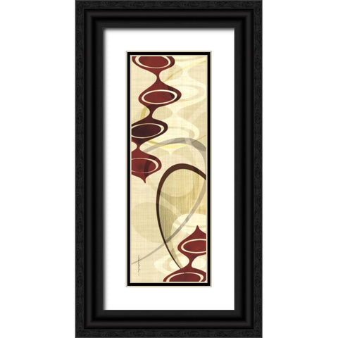 Avant-Garde II Black Ornate Wood Framed Art Print with Double Matting by Ahava