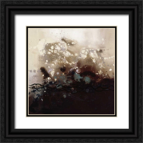 Constellations I Black Ornate Wood Framed Art Print with Double Matting by Maitland, Laurie