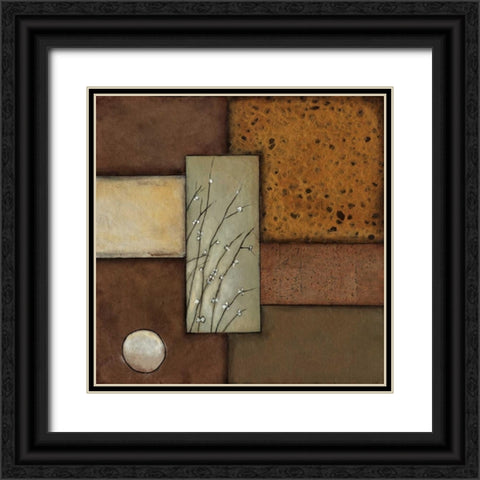 Pussy Willows II Black Ornate Wood Framed Art Print with Double Matting by St.Germain, Patrick