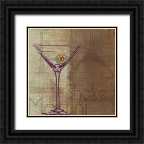 Shaken Black Ornate Wood Framed Art Print with Double Matting by Venter, Tandi