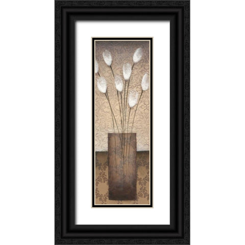 Opal Accent I Black Ornate Wood Framed Art Print with Double Matting by Eve